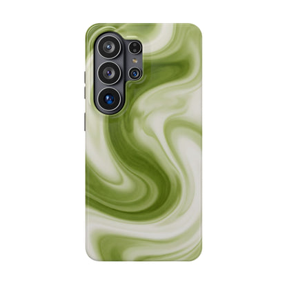 Green Marble Magnetic Impact-Resistant Phone Case