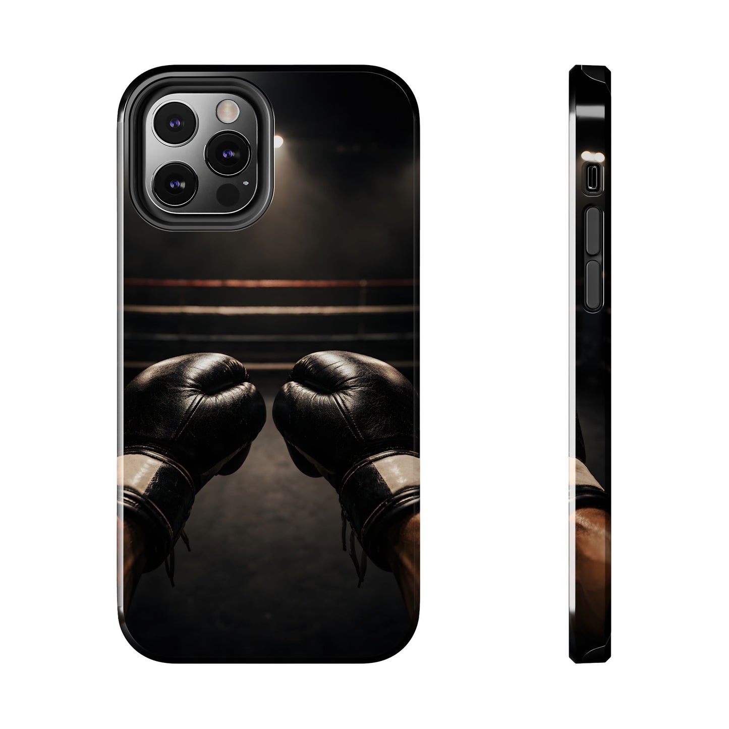 Boxing Gloves Ring POV Tough Case - Cinematic Combat Sports Cover for iPhone & Samsung