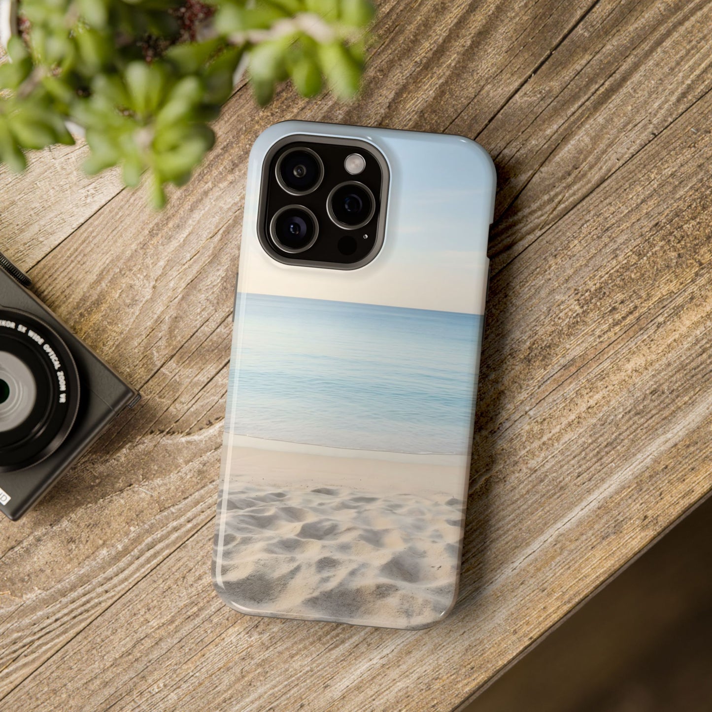 Beach Sunset Horizon Magnetic Impact Case