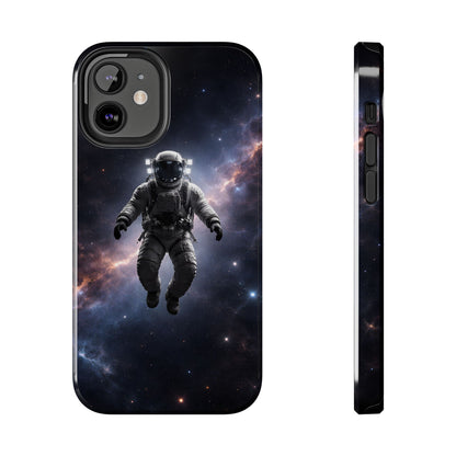 Deep Space Nebula Astronaut Tough Case - Realistic Galactic Cover for iPhone & Samsung