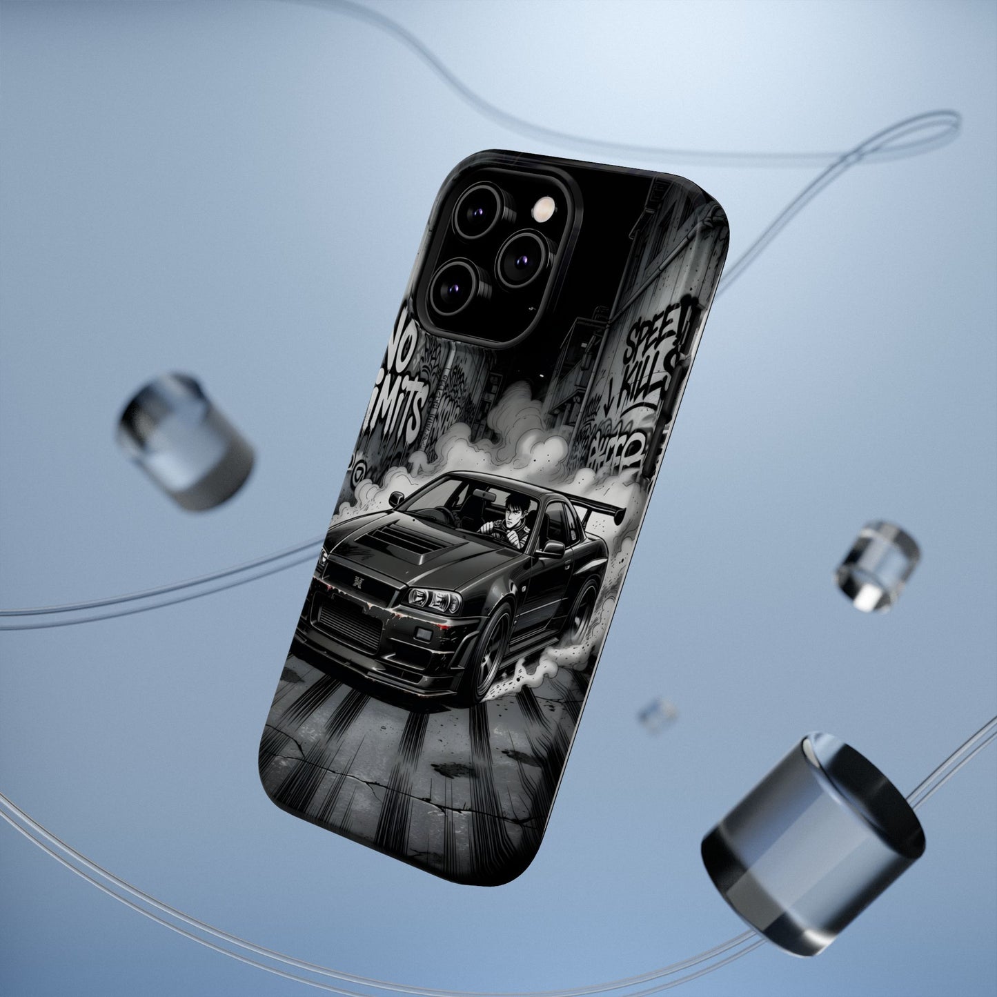 No Limits JDM Manga Skyline Magnetic Case