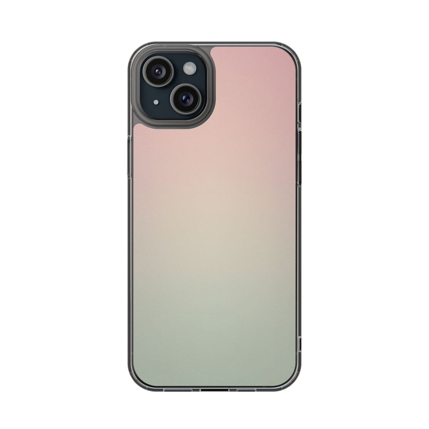 Ethereal Dawn Aura Clear Case - MagSafe Compatible Pastel Gradient