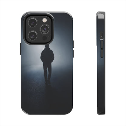 Foggy Night Silhouette Tough Case - Urban Mystery Cover for iPhone & Samsung