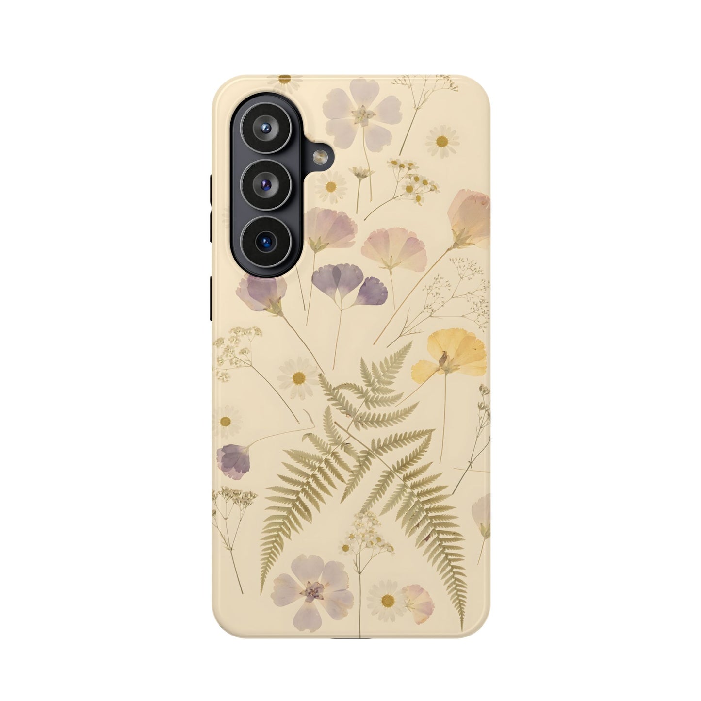 Pressed Wildflowers Vintage Herbarium Magnetic Case