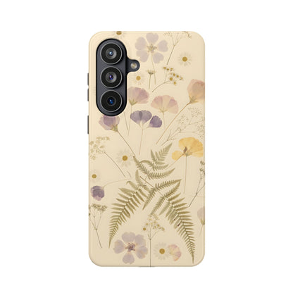 Pressed Wildflowers Vintage Herbarium Magnetic Case