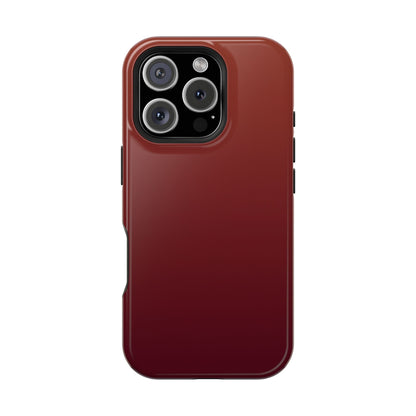 Black Cherry Ombre: Deep Burgundy Gradient MagSafe Case