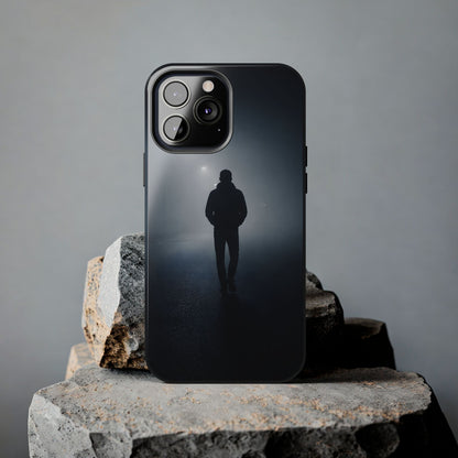 Foggy Night Silhouette Tough Case - Urban Mystery Cover for iPhone & Samsung