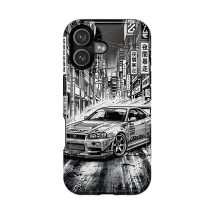 JDM Skyline Tokyo Drift Magnetic Impact Case