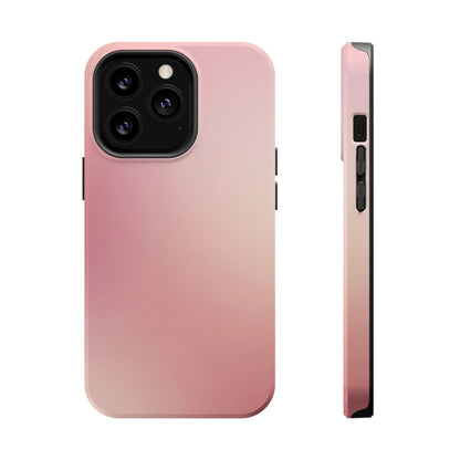 Elegant Rose Gold Gradient Magnetic Case