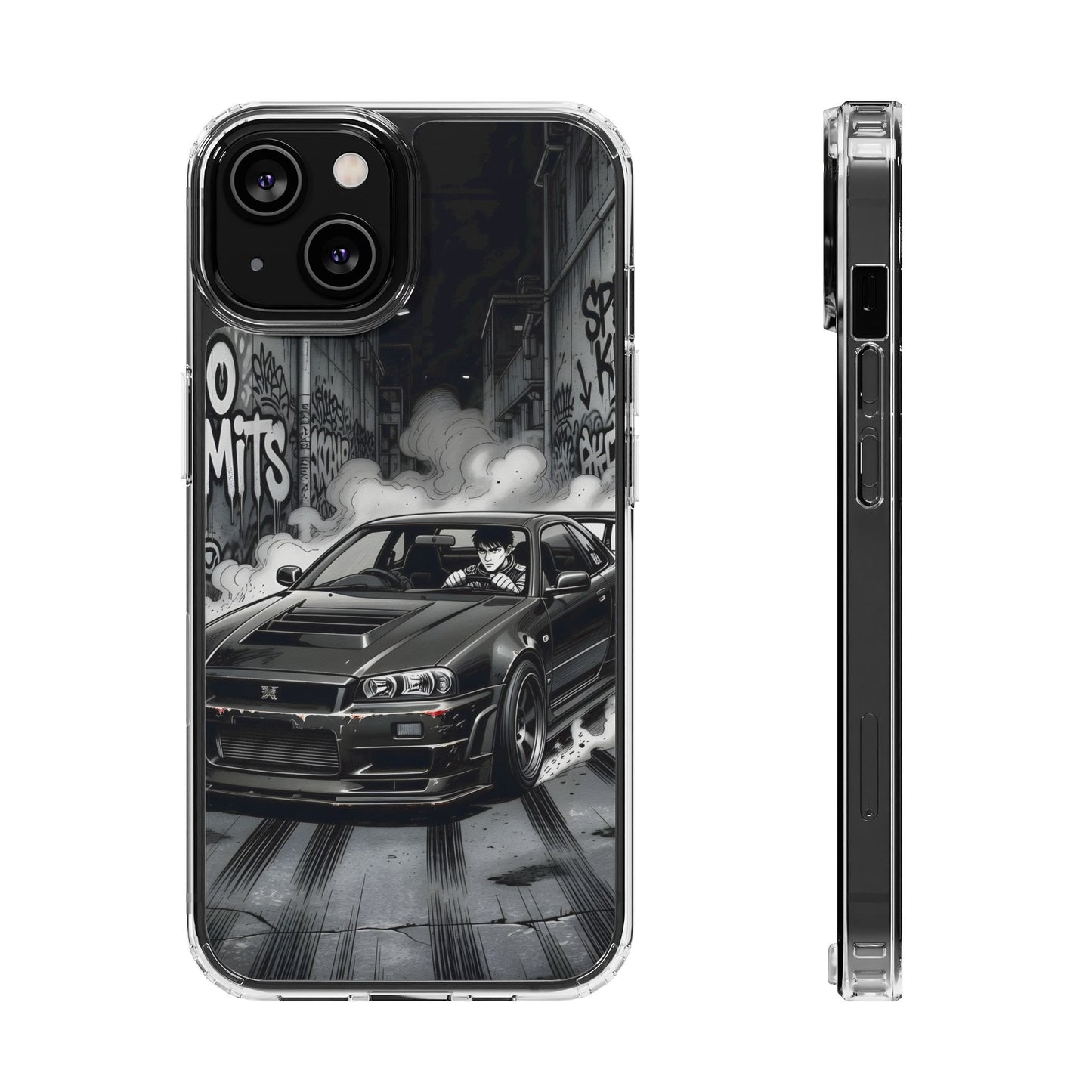 Tokyo Drift Manga Clear Case - MagSafe Compatible JDM Car Cover