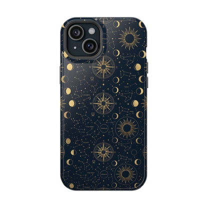 Solar Navigator Antique Gold Celestial Magnetic Case