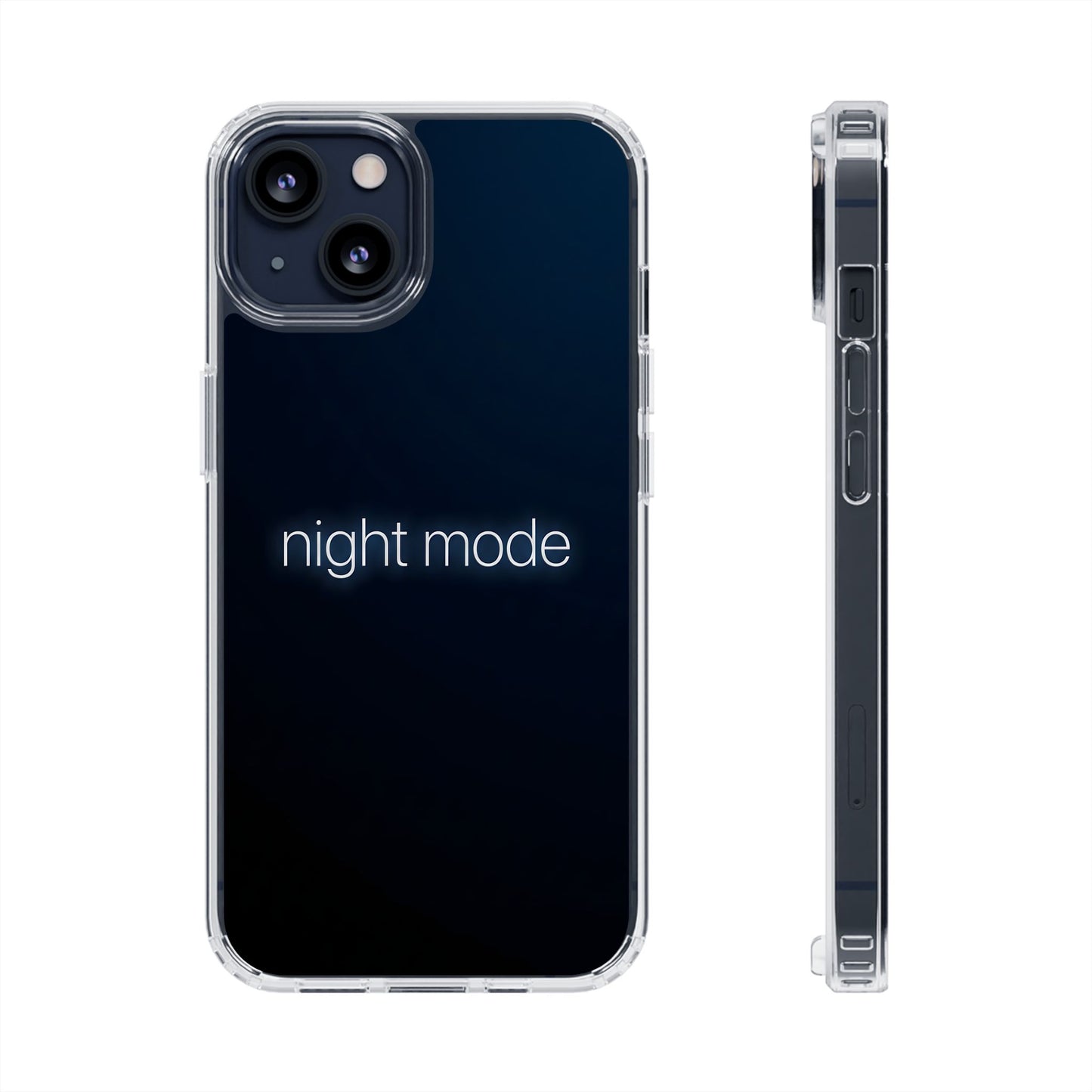 Night Mode Clear Case - MagSafe Compatible Dark Aesthetic Cover