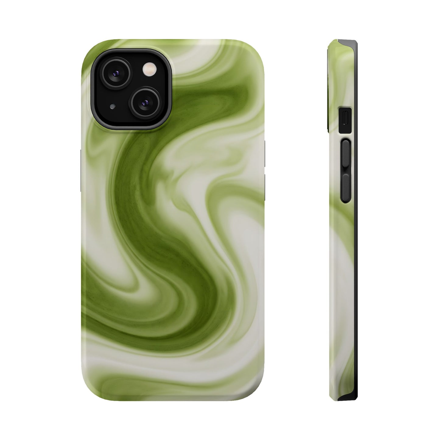 Green Marble Magnetic Impact-Resistant Phone Case