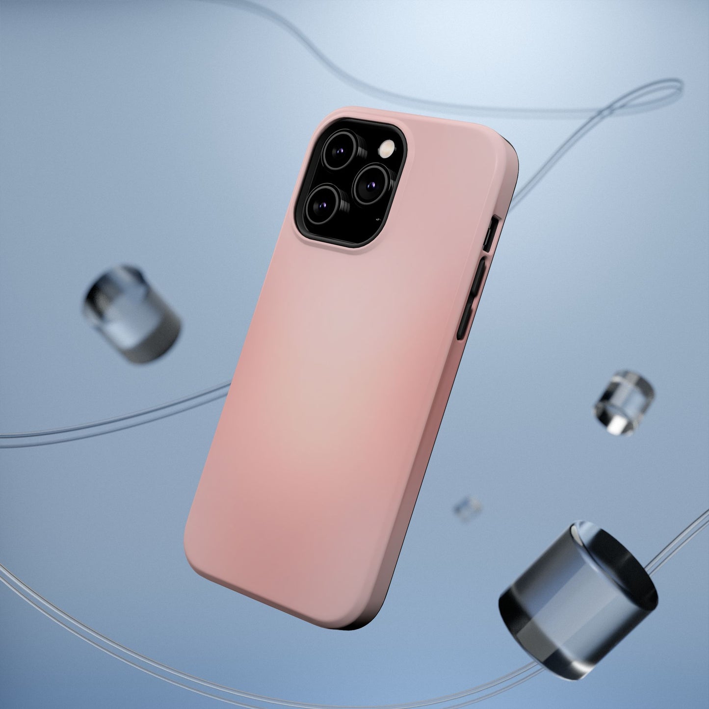 Soft Rose Gradient Magnetic Impact Case