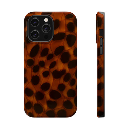 Dark Amber Tortoise Shell Magnetic Tough Case
