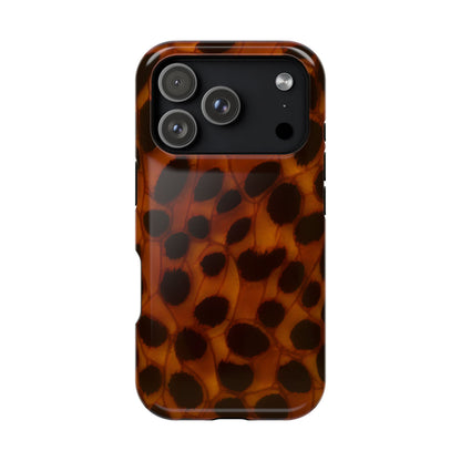 Dark Amber Tortoise Shell Magnetic Tough Case