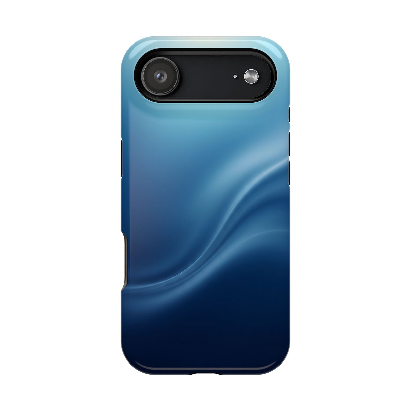 Blue Wave Abstract Magnetic Impact Case