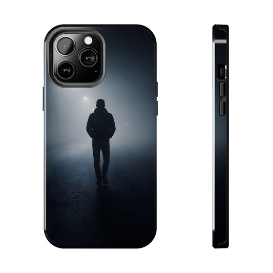 Foggy Night Silhouette Tough Case - Urban Mystery Cover for iPhone & Samsung
