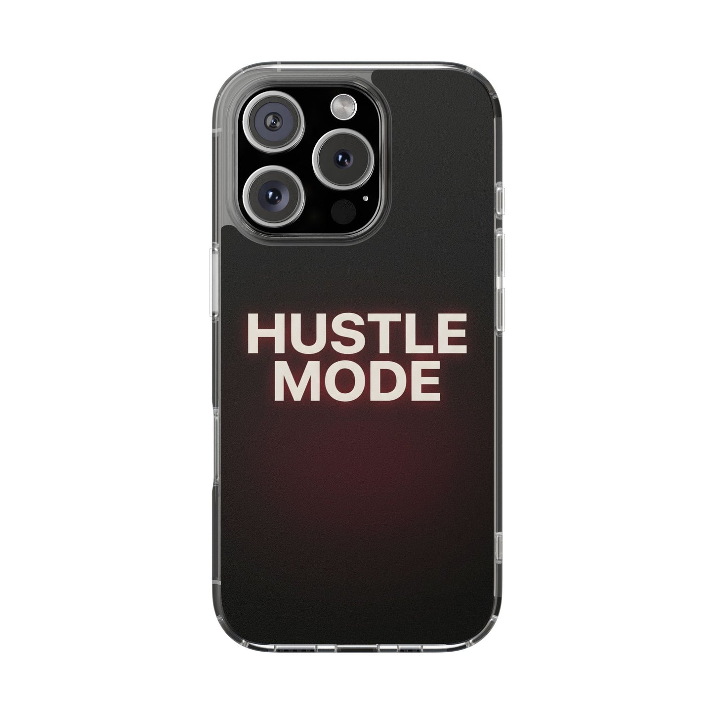 Hustle Mode Clear Case - MagSafe Compatible Dark Glowing Cover