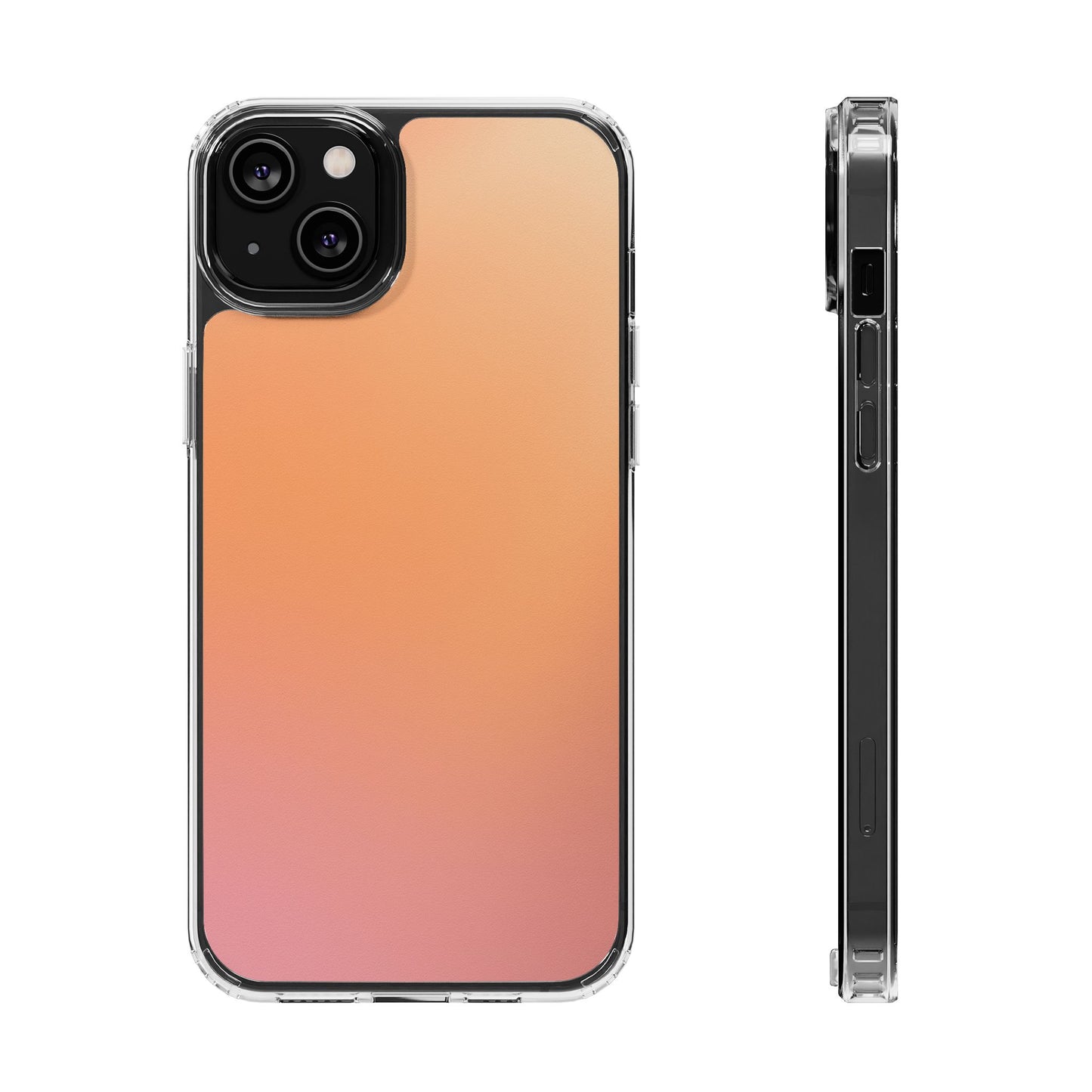 Sunset Aura Clear Case - MagSafe Compatible Warm Gradient Cover