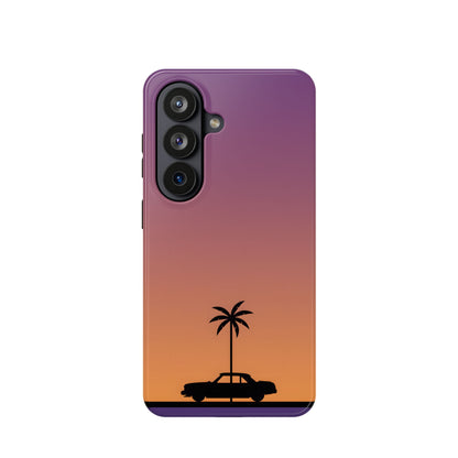 West Coast Drive: Retro Sunset Silhouette MagSafe Case