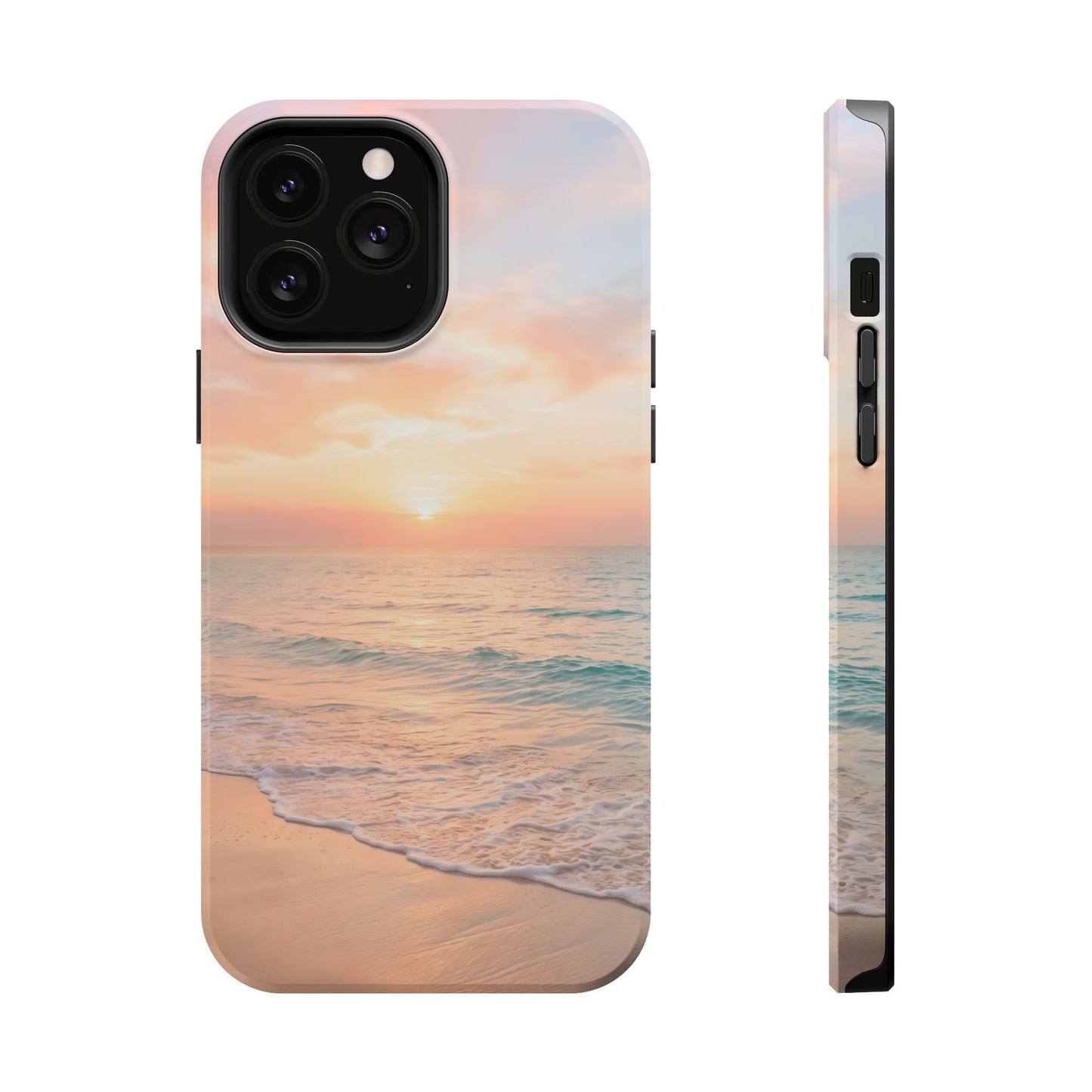 Serene Sunset Beach Magnetic Impact Case