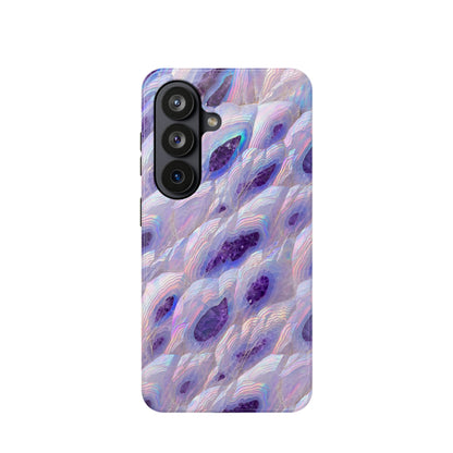 Amethyst Geode: Iridescent Purple Crystal MagSafe Case