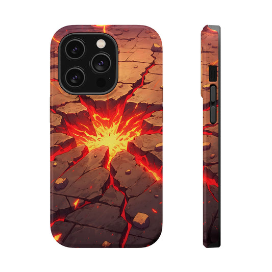 Magma Impact: Epic Shattered Earth MagSafe Case