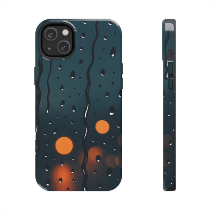 Rainy City Night Tough Case - Moody Urban Aesthetic Phone Cover