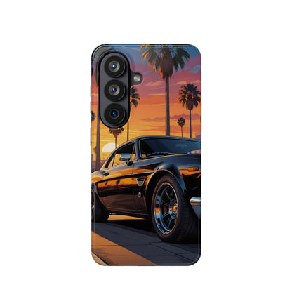Pacific Cruiser: Cinematic Muscle Car Sunset MagSafe Case