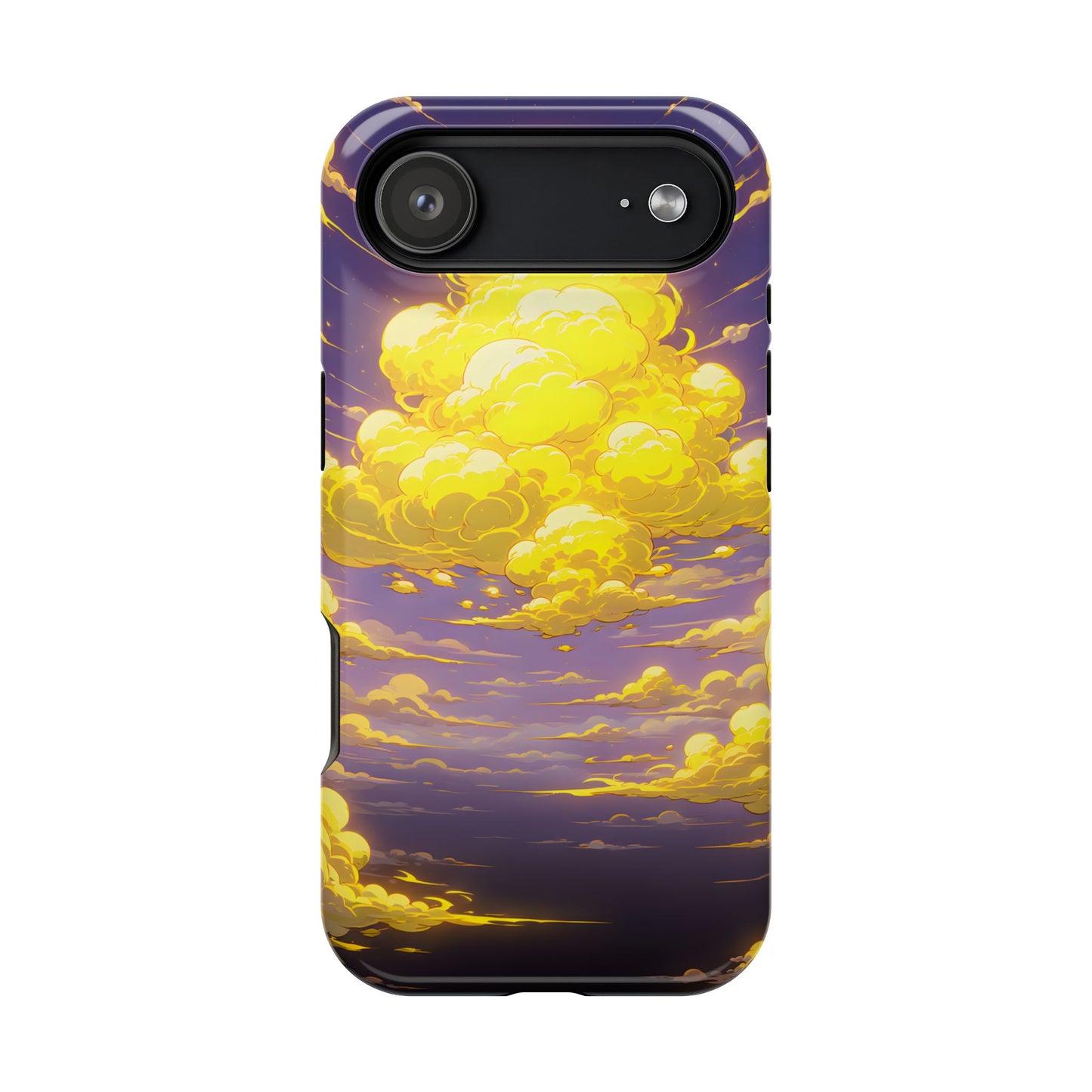 Golden Hour Anime Sky: Glowing Cloudscape MagSafe Case