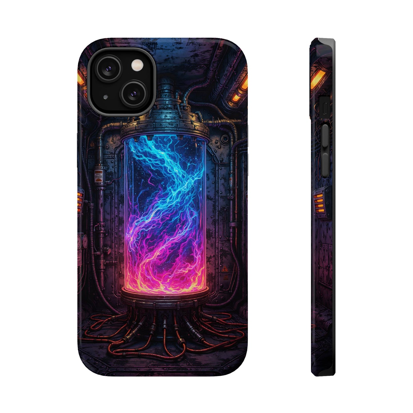 Neon Reactor: Cyberpunk Energy Core MagSafe Case