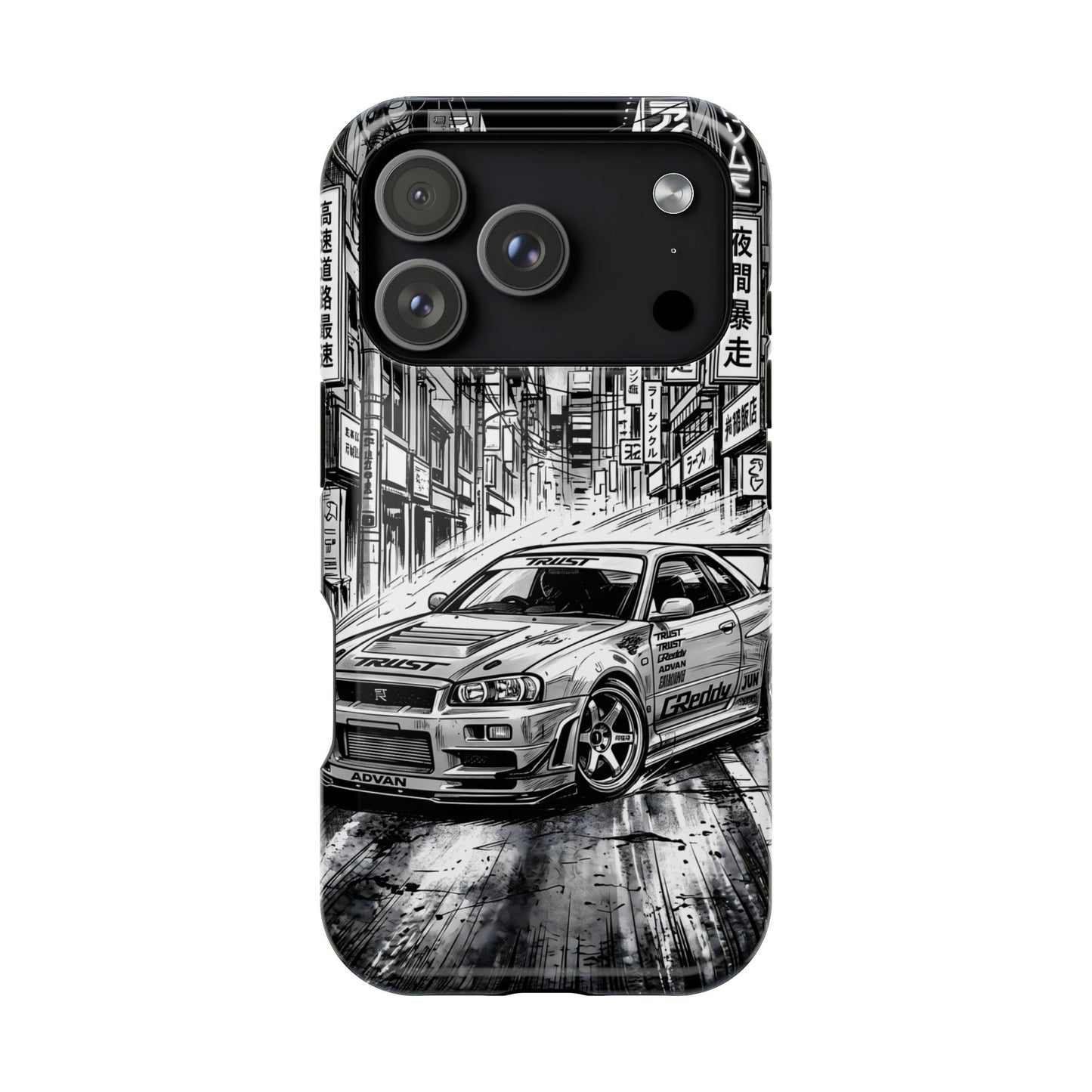 JDM Skyline Tokyo Drift Magnetic Impact Case