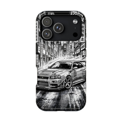 JDM Skyline Tokyo Drift Magnetic Impact Case