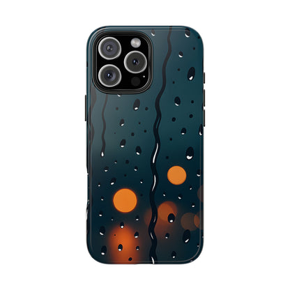 Rainy City Night Tough Case - Moody Urban Aesthetic Phone Cover