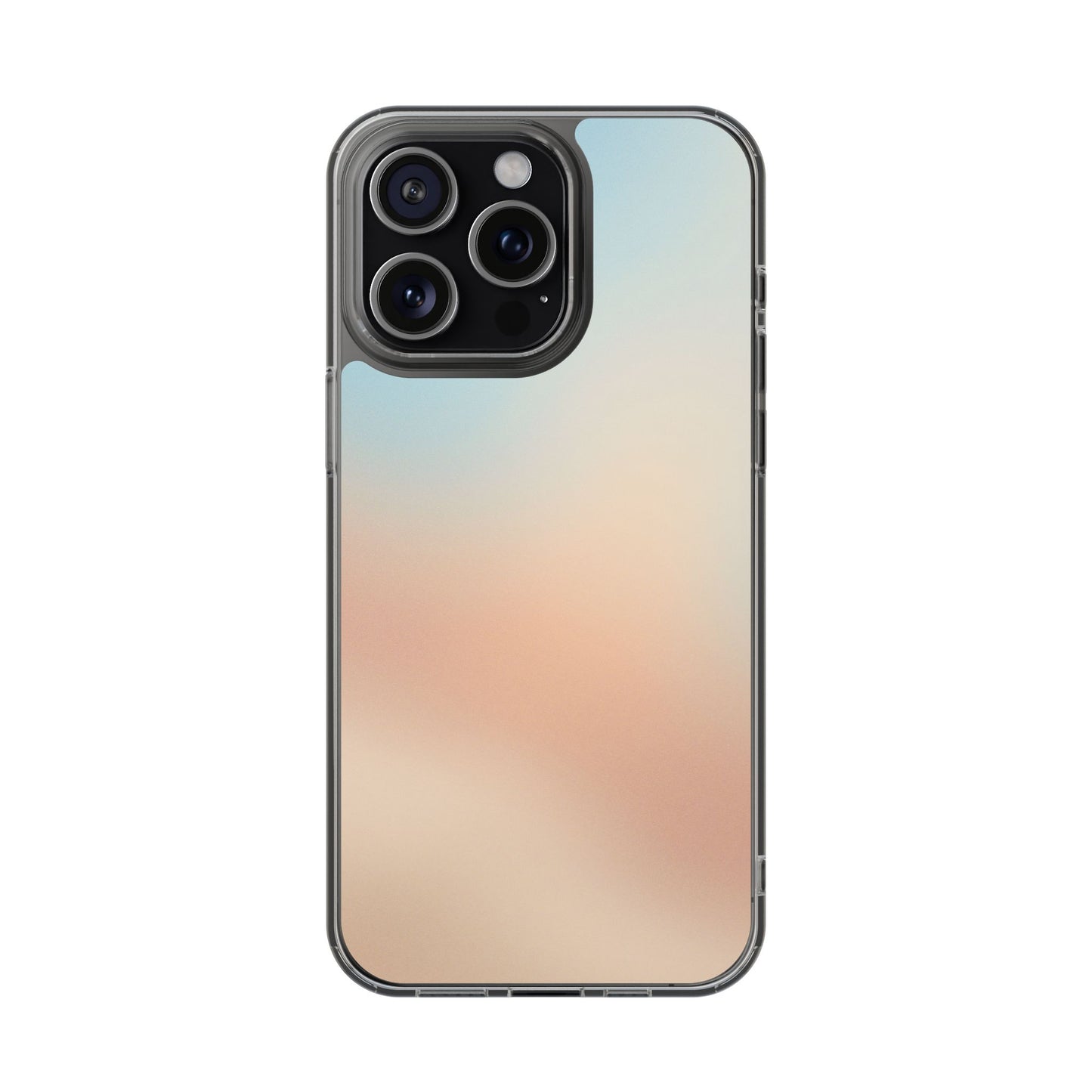 Coastal Dawn Clear Case - MagSafe Compatible Pastel Gradient Cover