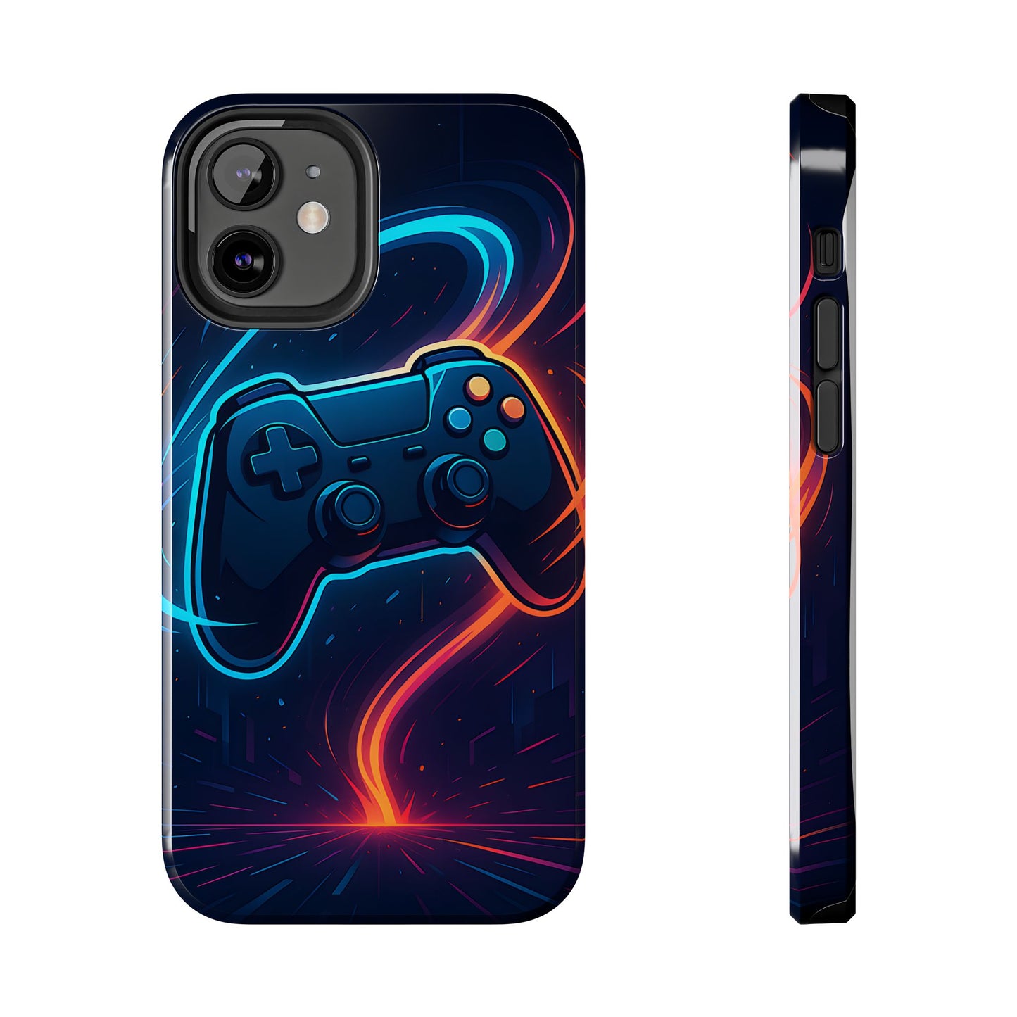 Neon Controller Gaming Tough Case - Electric Energy Cover for iPhone & Samsung