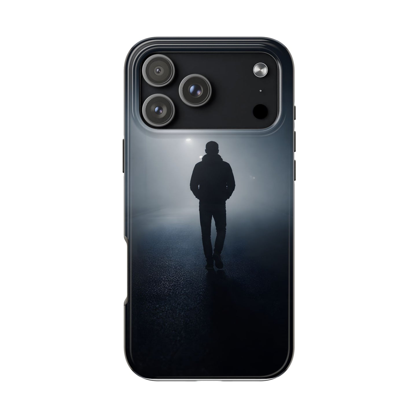 Foggy Night Silhouette Tough Case - Urban Mystery Cover for iPhone & Samsung