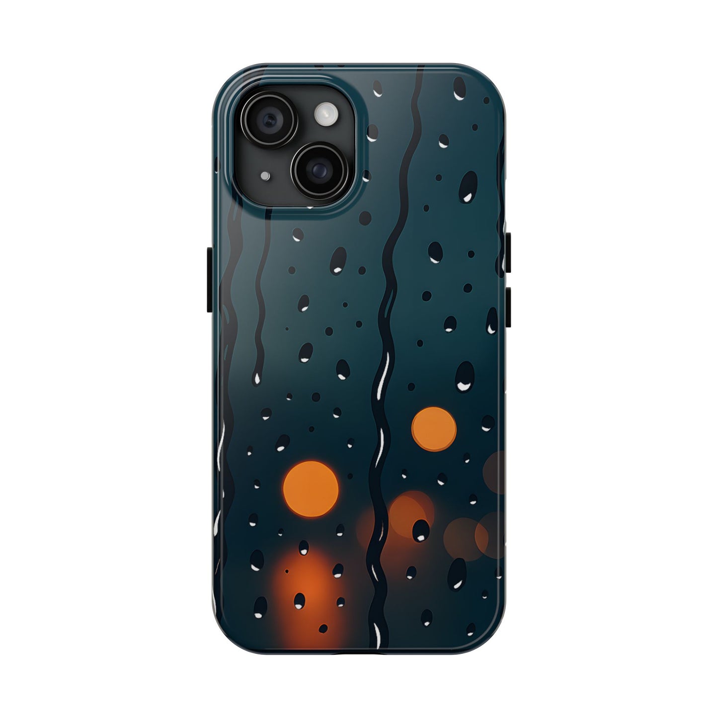 Rainy City Night Tough Case - Moody Urban Aesthetic Phone Cover
