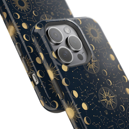Solar Navigator Antique Gold Celestial Magnetic Case