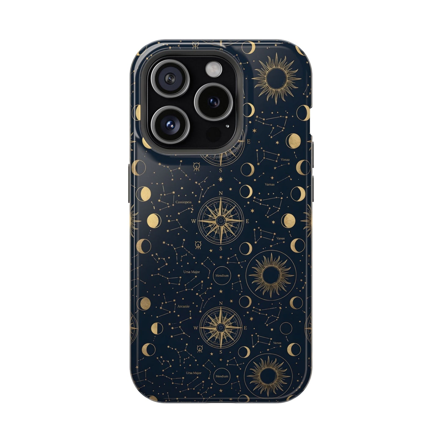 Solar Navigator Antique Gold Celestial Magnetic Case
