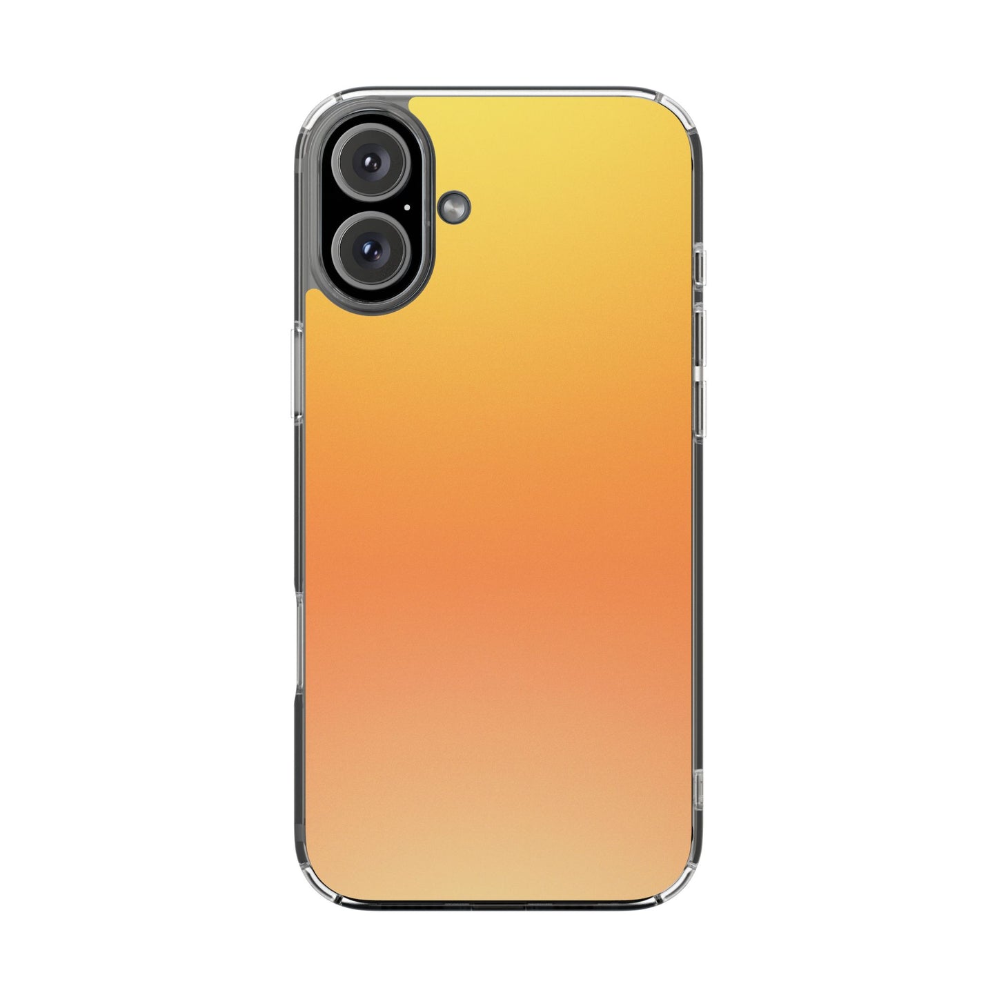 Sunrise Aura Clear Case - MagSafe Compatible Yellow Gradient Cover