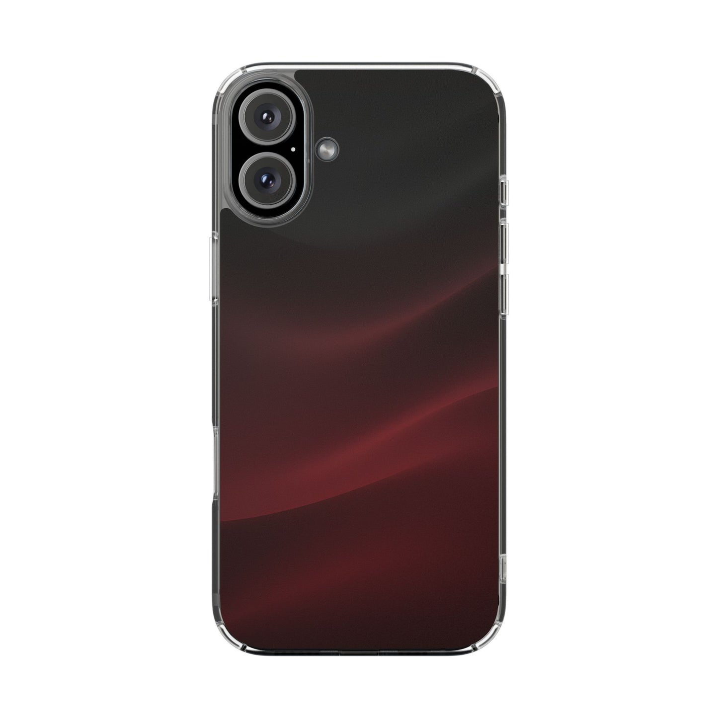 Dark Burgundy Silk Aura Case - MagSafe Compatible Elegant Cover