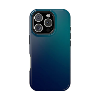 Deep Teal to Midnight Gradient Magnetic Impact Case