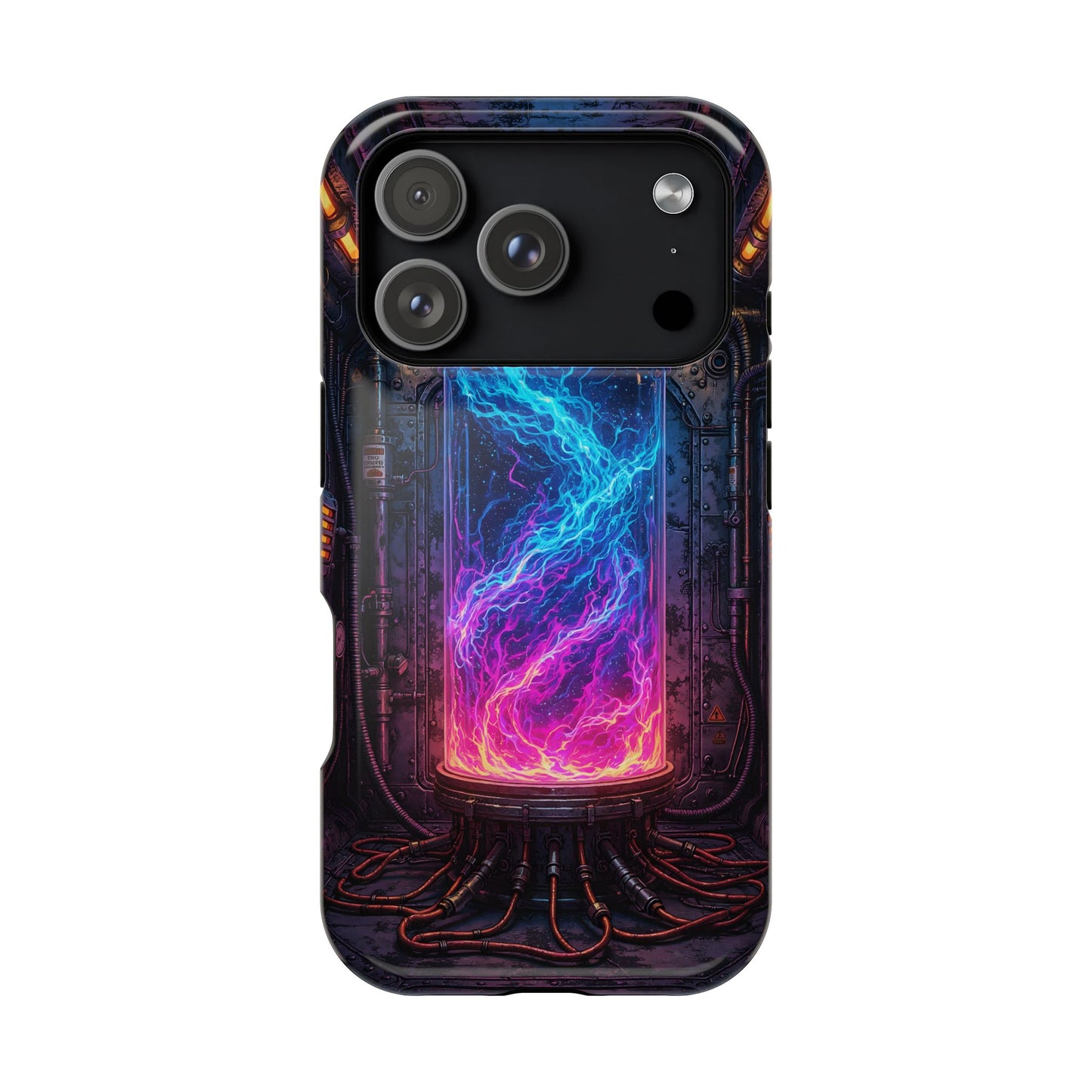 Neon Reactor: Cyberpunk Energy Core MagSafe Case
