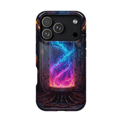 Neon Reactor: Cyberpunk Energy Core MagSafe Case
