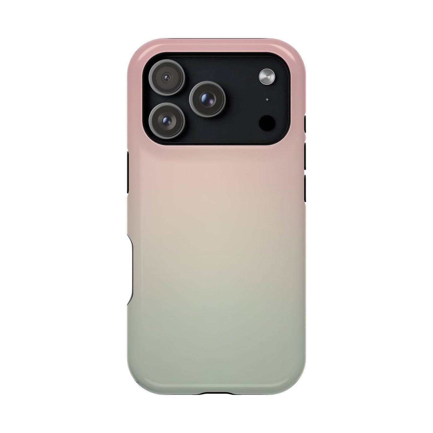 Pink to Sage Green Gradient Magnetic Impact Case