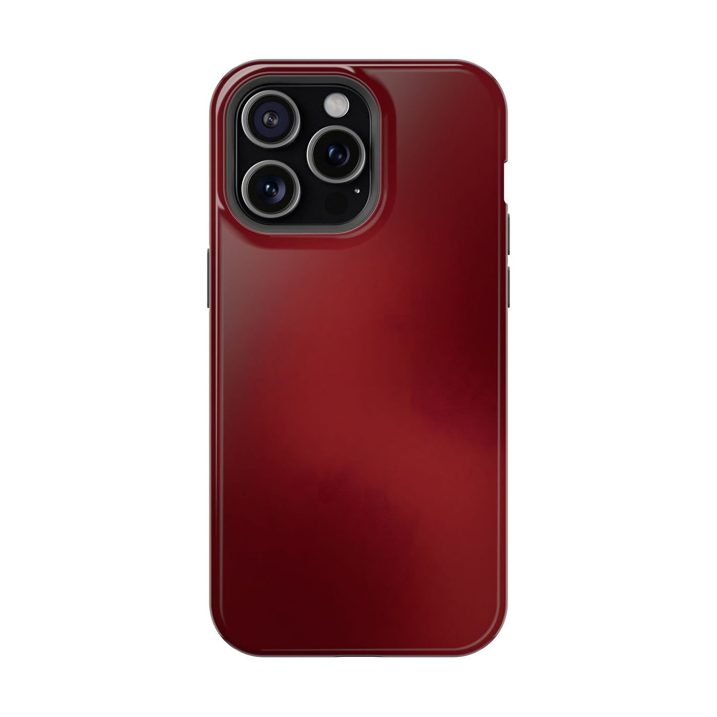 Deep Crimson Gradient Magnetic Impact Case
