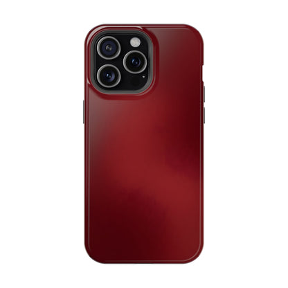Deep Crimson Gradient Magnetic Impact Case