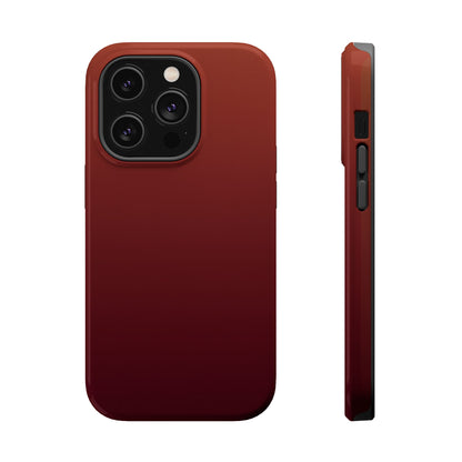 Black Cherry Ombre: Deep Burgundy Gradient MagSafe Case